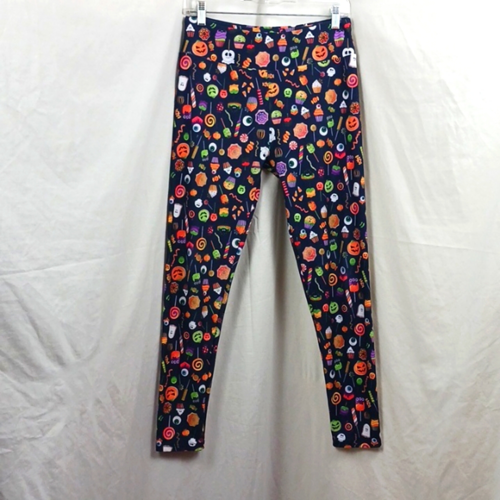 LL Halloween candy party women's Leggings Gothic Punk Rock One size fits most